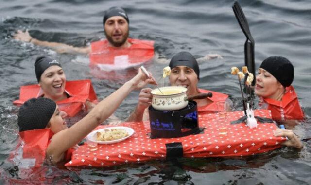 உறையும்,குளிரில்,ஏரிக்குள்,சுவிஸ்,swisstamilnews