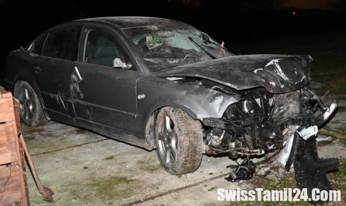 குடிபோதையில் கார் ஓட்டிய 32 வயது இளைஞன் விபத்து.! Dietschwil SG இல் சம்பவம்