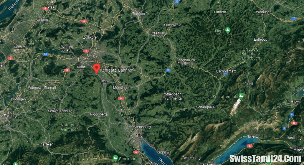 சுவிட்சர்லாந்தின் பேர்னில் மனைவியின் மரணத்துடன் தொடர்பு என்ற சந்தேகத்தில் கணவன் கைது