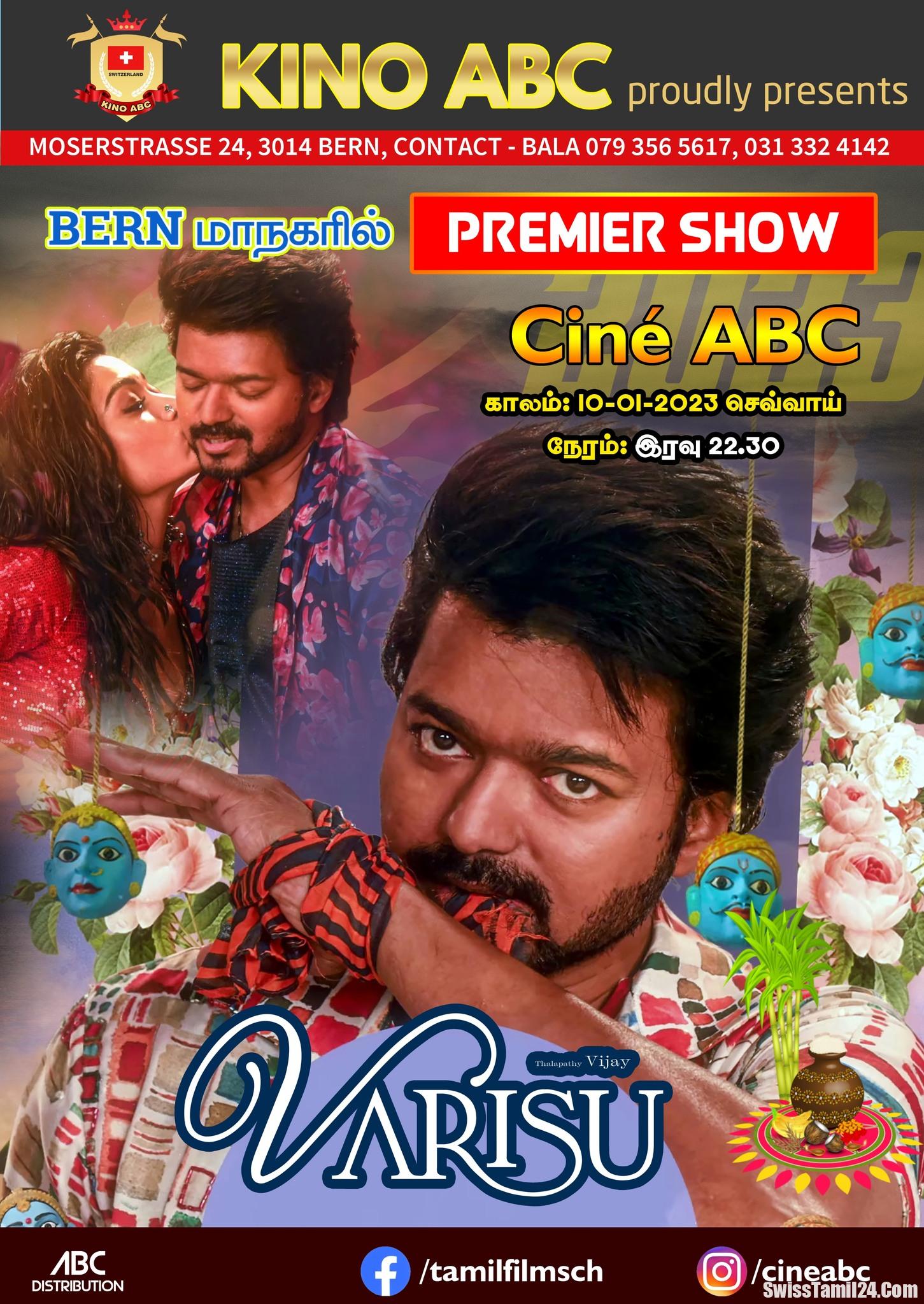 சுவிற்சர்லாந்தில், துணிவு, வாரிசு, Thunivu, Varisu, Kino ABC, SwissTamils, Kino Olten, Bern Kino, Tamil Movie in Swiss, Varisu Show Time Bern, Varisu Show Time zurich, Varisu Show Time Olten, thunivu Show Time Bern, thunivu Show Time Switzerland, thunivu Show Time olten