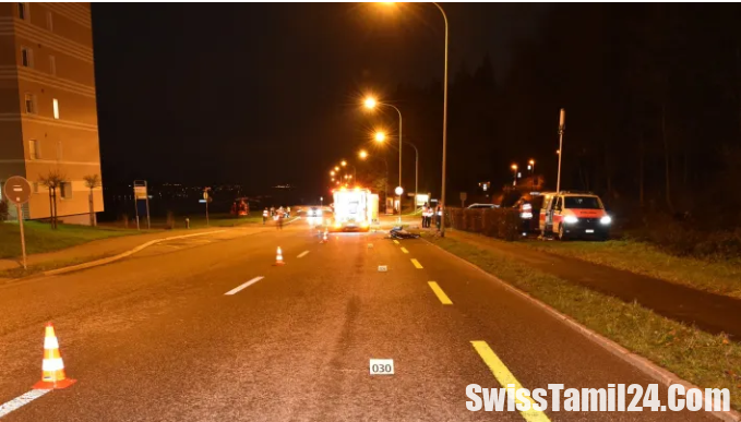 சூரிச் Wädenswil இல் E-பைக் ஓட்டியவர் விபத்தில் சிக்கி படுகாயம்