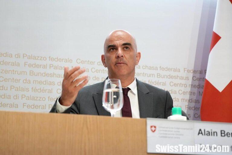 சுவிட்சர்லாந்து ஜனாதிபதி எலொய்ன் பீரெஸ்ட் சற்று முன்னர் வெளியிட்ட அறிக்கை.!