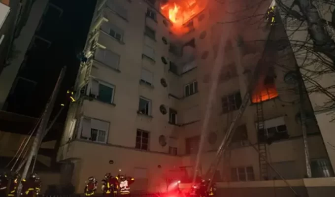 பிரான்ஸில், வீடொன்றில் தீ விபத்து, தீயில் கருகி, A house fire in France, mother and 7 children burnt