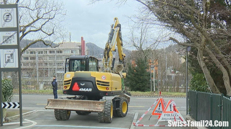 சூரிச் வின்டத்தூர் நகரில் குழிக்குள் விழுந்து தொழிலாளி மரணம்.!!