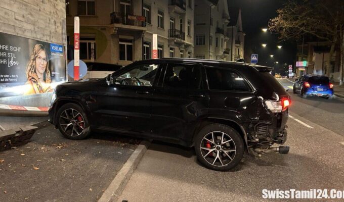 ஆர்காவ், Baden, Haselstrasse, விபத்து, ஓட்டுனர் உரிமம், பறிமுதல், Argau, SwissTamilNews