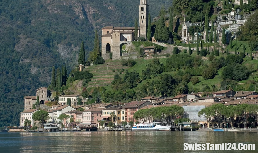 Morcote in canton Ticino