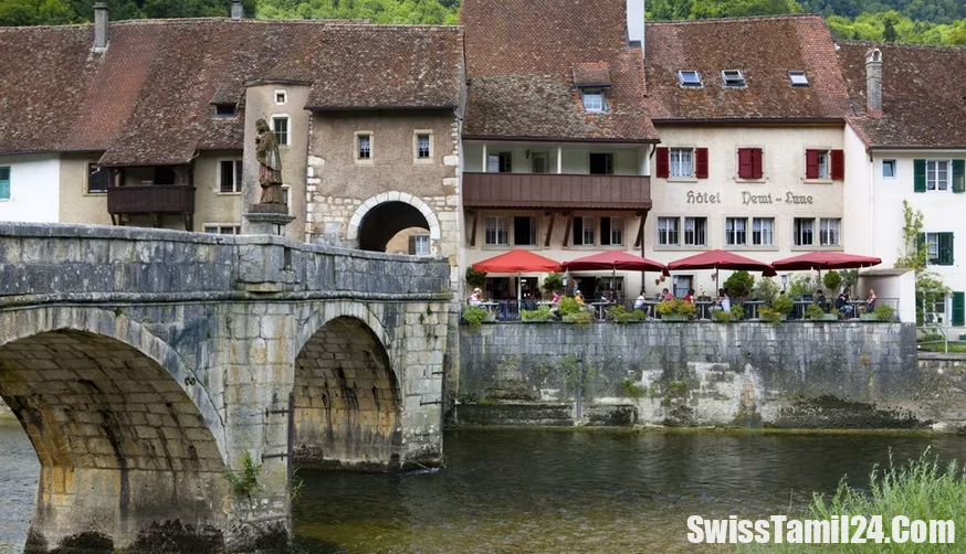 Saint Ursanne in canton Jura