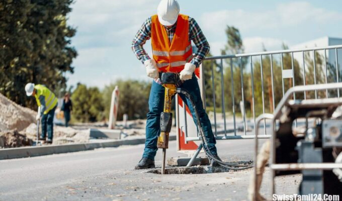 சுவிஸில், சுவிட்சர்லாந்தில், கட்டுமான தொழில்துறை, ஆளணி வளப்பற்றாக்குறை,வாழ்க்கைச் செலவு,நிறுவனங்கள்