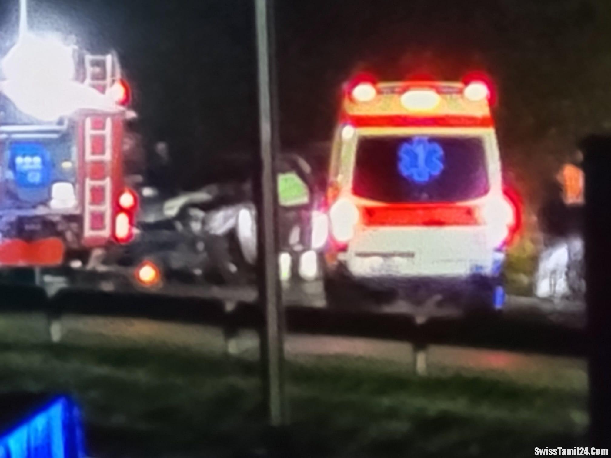 சுவிஸ் பேர்ன் நகரில் இடம்பெற்ற கோரவிபத்தில் ஒருவர் பலி.!!