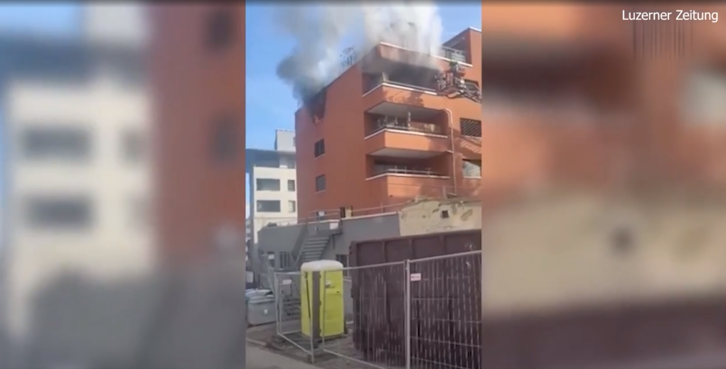 லுசேர்ன் நகரில் குடியிருப்பில் ஏற்பட்ட தீ விபத்து ஒருவர் பலி.!!