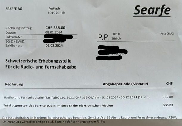 சுவிட்சர்லாந்தில் போலி கட்டண வசூலிப்பு – போலீசார் எச்சரிக்கை.!!