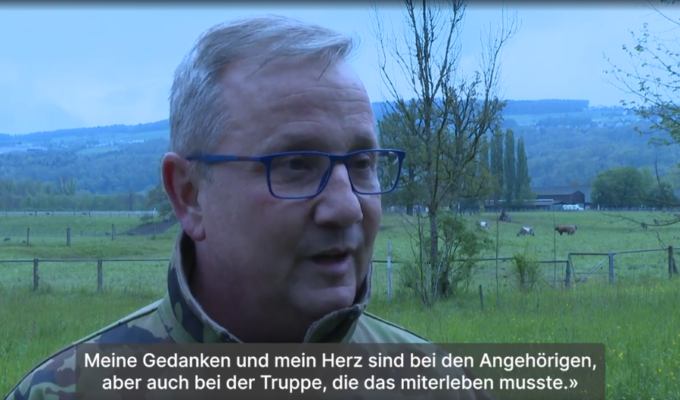 Kommandant spricht nach todlichem Armee Unfall in Bremgarten AG ZuriToday