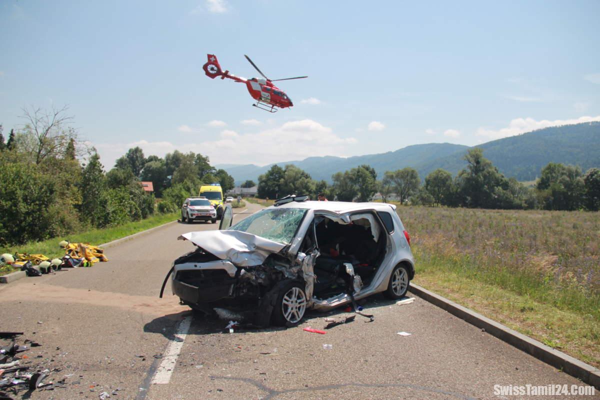 சுவிஸ் சாலை விபத்துக்களின் எண்ணிக்கை அதிகரிப்பு