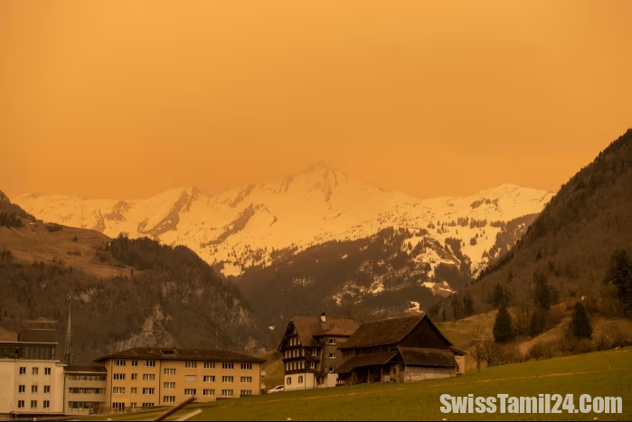 சுவிட்சர்லாந்தில் மீண்டும் சஹாரா பாலைவனத்தின் தூசி