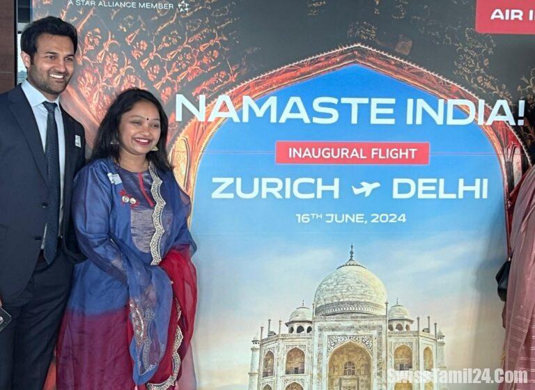 டெல்லி – சூரிச் நேரடி விமான சேவை ஆரம்பம்