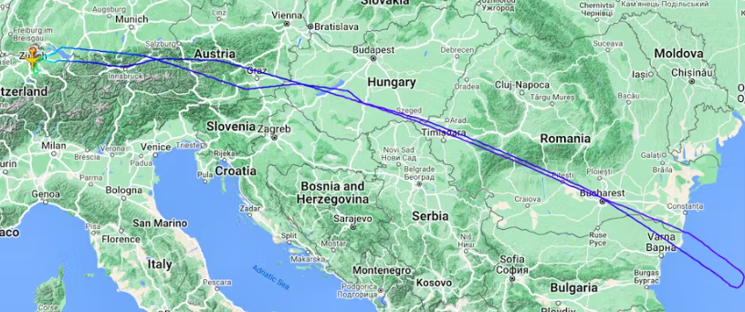 தாய்லாந்து சென்ற சுவிஸ் விமானத்திற்கு ஏற்பட்ட சிக்கல்