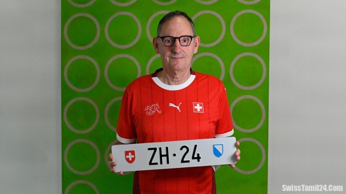 சூரிச்சில் 299,000 பிராங்குகளுக்கு ஏலம் போன “ZH 24″இலக்கத்தகடு