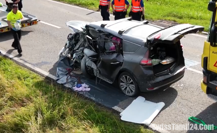 சென்ட்காலன் கன்டோனில் நடந்த பயங்கர விபத்து : ஒருவர் பலி