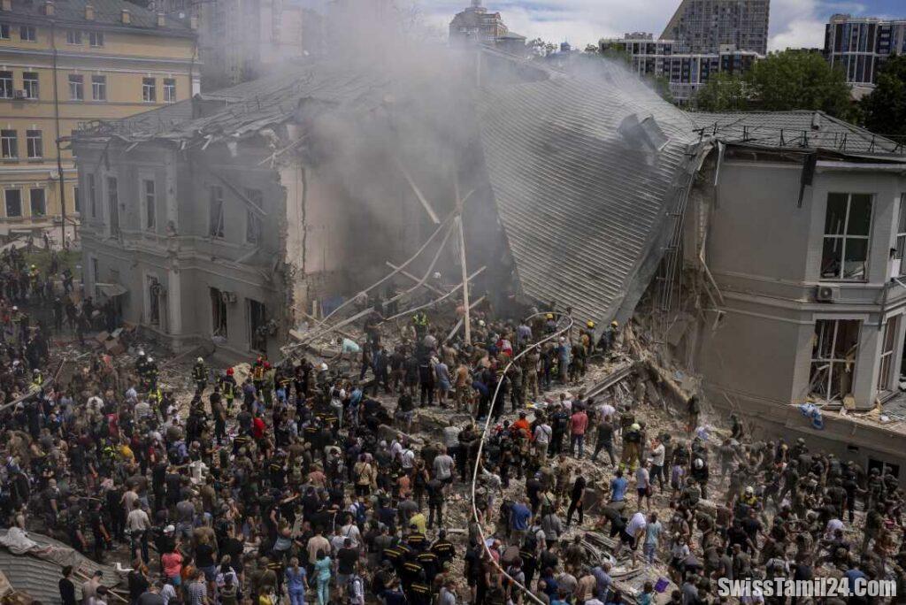 உக்ரைன் பிரஜைகள் ஜெனீவாவில் போராட்டம்