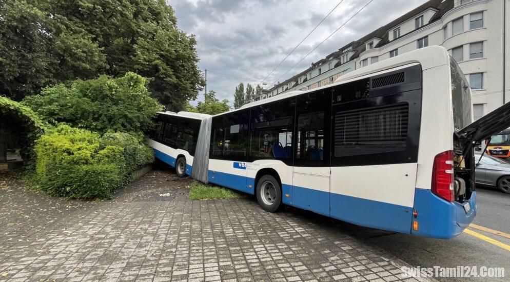 லுசேர்ன் நகரில் மாநகர பேரூந்து விபத்து..!!!