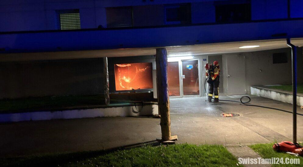 ஆர்காவ் இல் தீ விபத்து : 14 பேர் காயம், ஒருவர் கவலைக்கிடம்