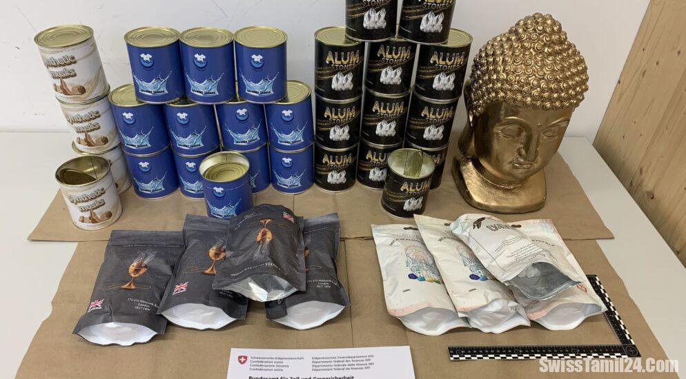 புத்தர் சிலைக்குள் போதைப் பொருள் கடத்திய நபர் கைது
