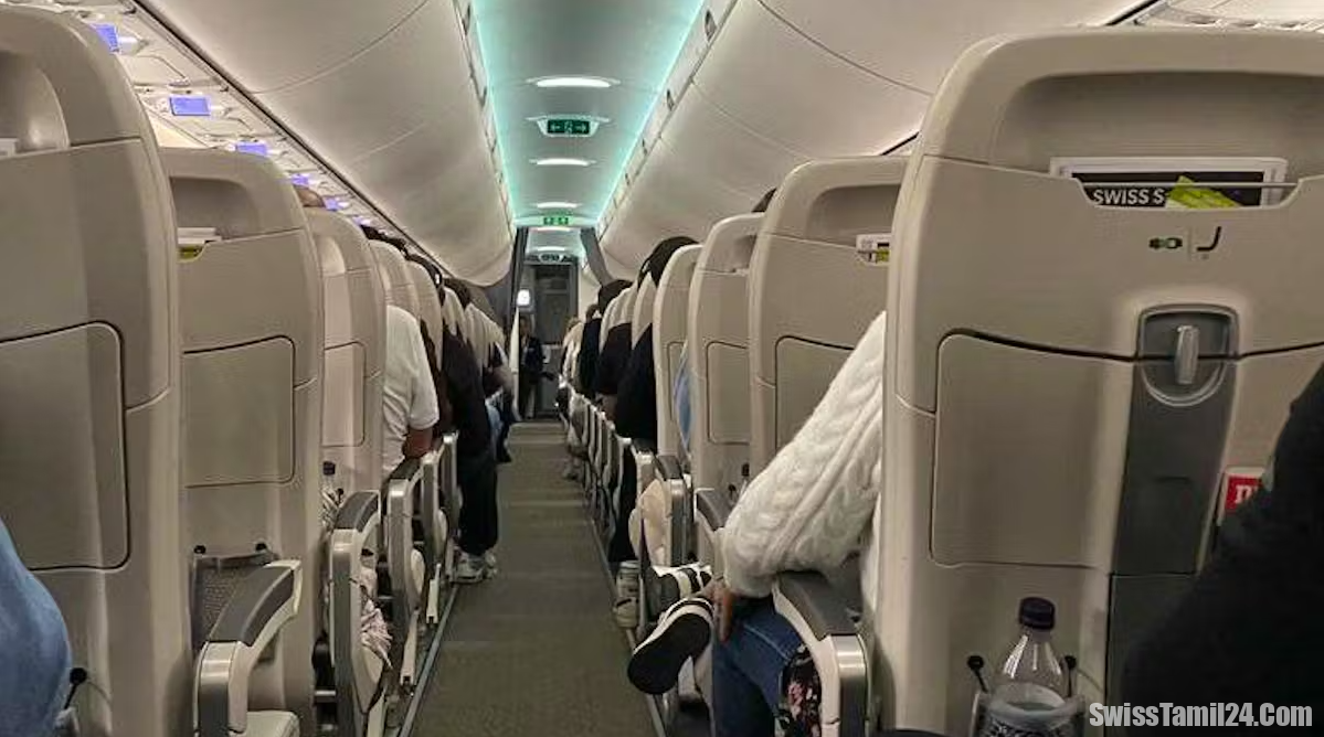 சுவிஸ் விமானத்தில் பாலியல் துன்புறுத்தல் மேற்கொண்ட நபர்