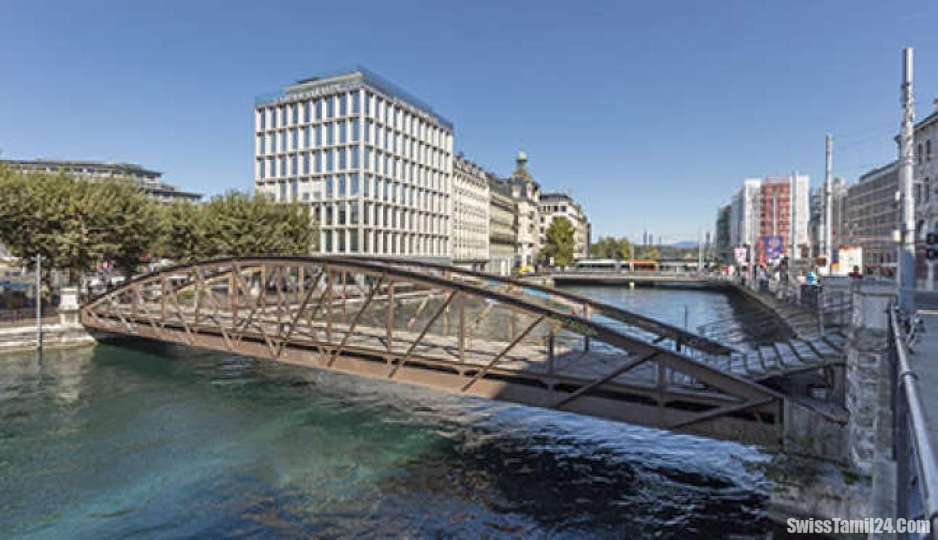 ஜெனிவாவில் வரலாற்று சிறப்புமிக்க பாலம் மீண்டும் திறக்கப்பட்டது