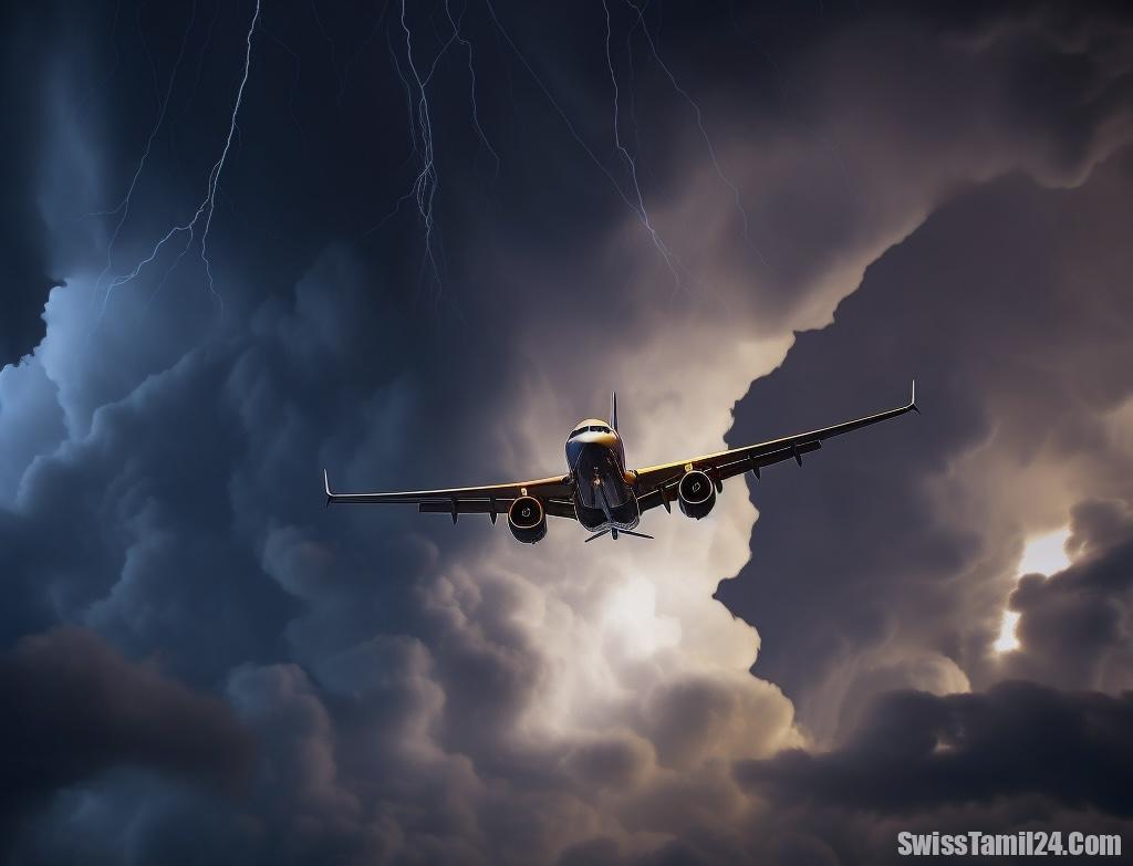 சூரிச்சில் இடியுடன் கூடிய மழை : 16 விமானங்கள் திருப்பி விடப்பட்டன