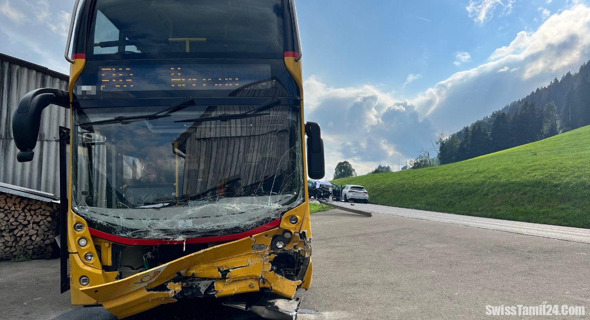 சென்ட்காலன் wattwil பகுதியில் கோரவிபத்து மூவர் பலி