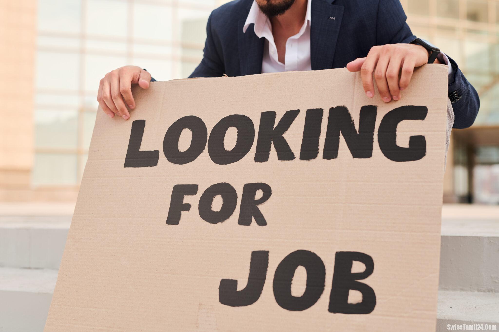 சுவிட்சர்லாந்தில் வேலையற்றோர் எண்ணிக்கை அதிகரிப்பு