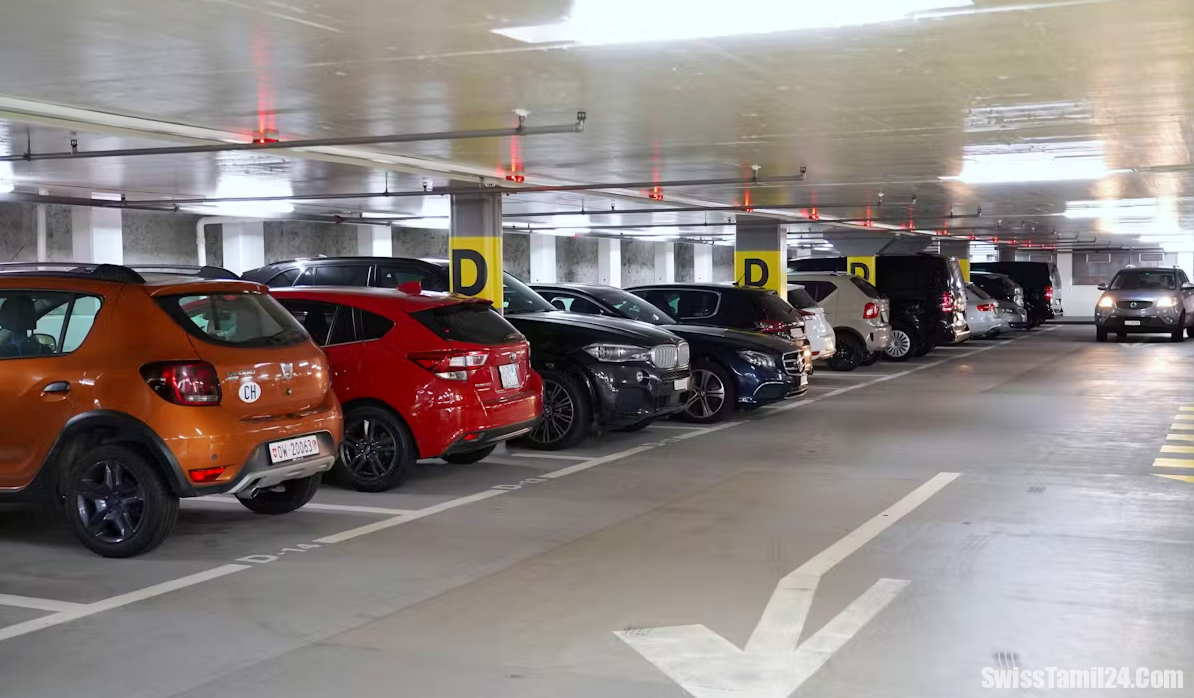 சூரிச் நிலத்தடி கார் பார்க்கிங்கில் கார் மோதியதில் சிறுமி படுகாயம்