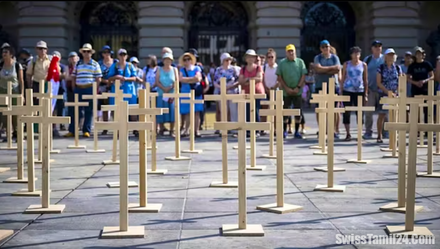 கிறிஸ்தவர்கள் துன்புறுத்தப்படுவதை எதிர்த்து பேர்ன்னில் ஆர்ப்பாட்டம்