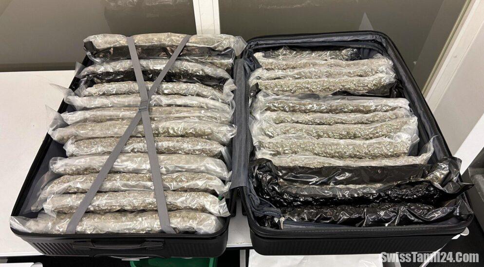 சூரிச் விமான நிலையத்தில் போதைப்பொருளுடன் அமெரிக்கபெண் கைது