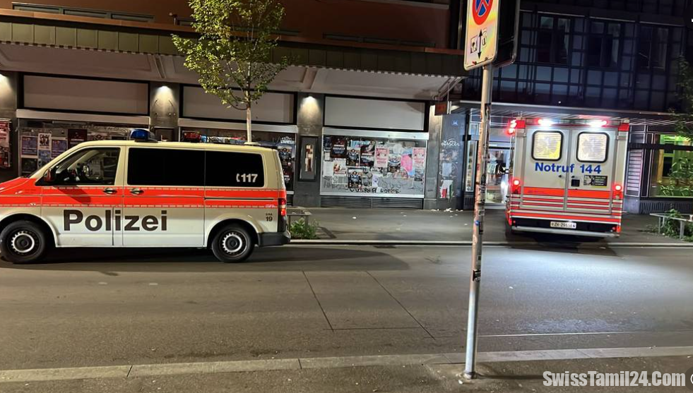 சூரிச்சில் குழுக்கழுக்கிடையே தகராறு : ஒருவர் மீது கத்திக்குத்து