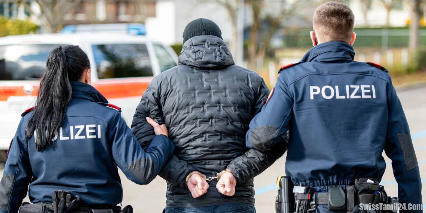 சூரிச்சில் 16 வயது இளைஞன் திருட்டுக்குப் பிறகு கைது