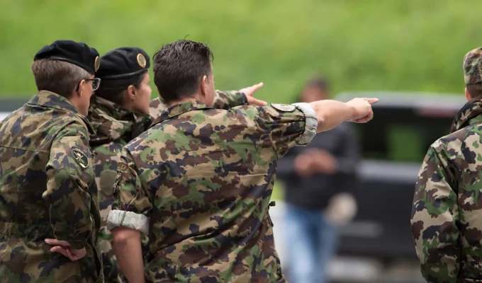 சுவிஸ் ஆயுதப்படையில்