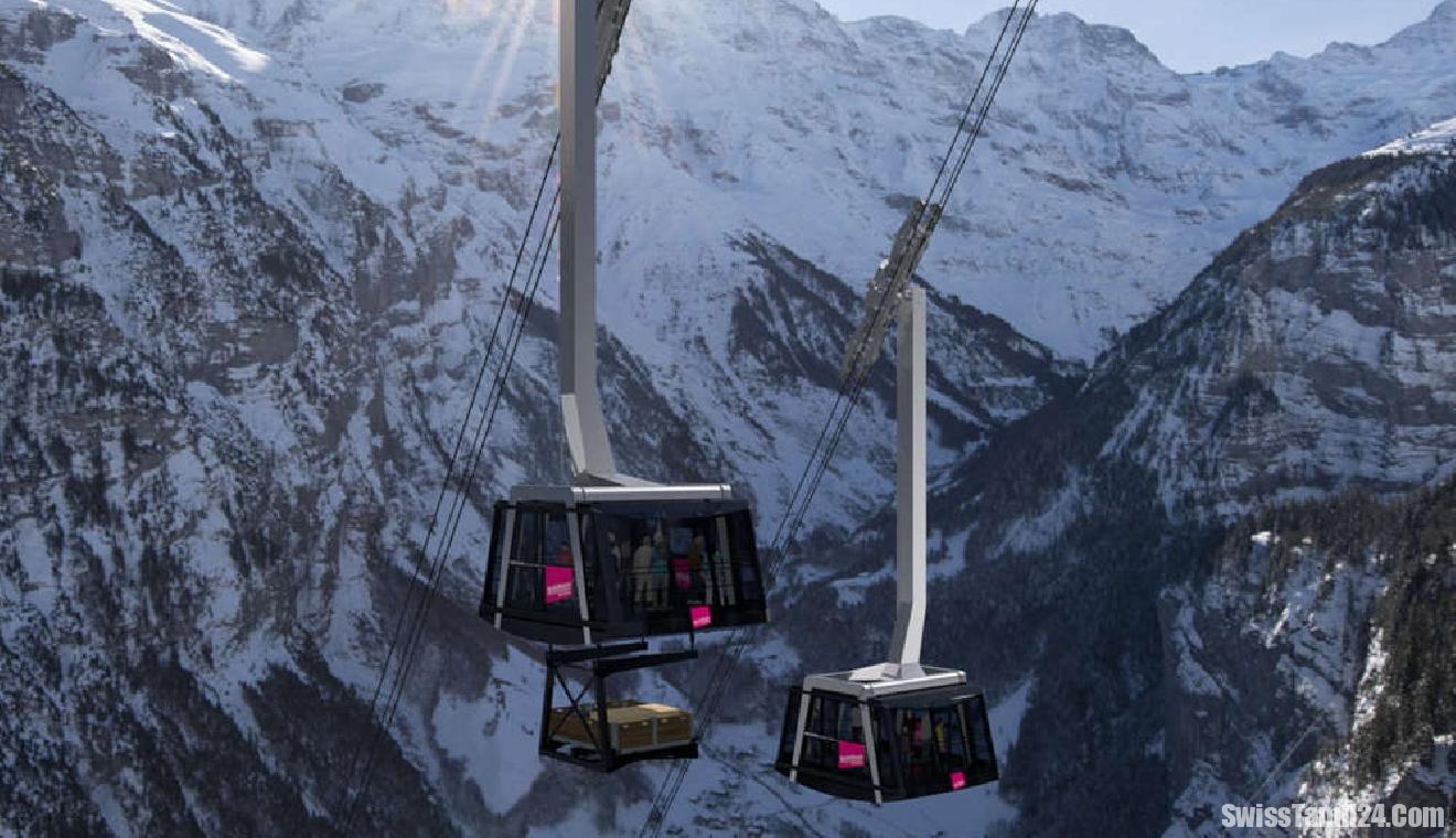 உலகின் செங்குத்தான கேபிள் கார் பெர்னீஸ் ஓபர்லாந்தில் திறக்கப்பட்டது