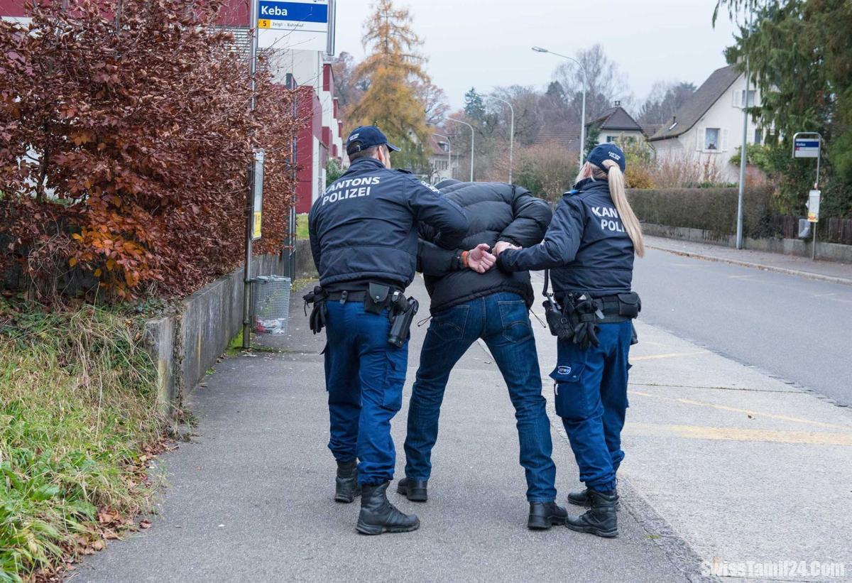 ஆர்காவ் மாகாணத்தில் பல்வேறு குற்றசெயல்கள்  : 7 பேர் கைது