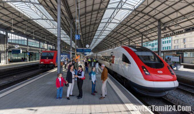 ஐரோப்பாவிலே,  ரயில்வே