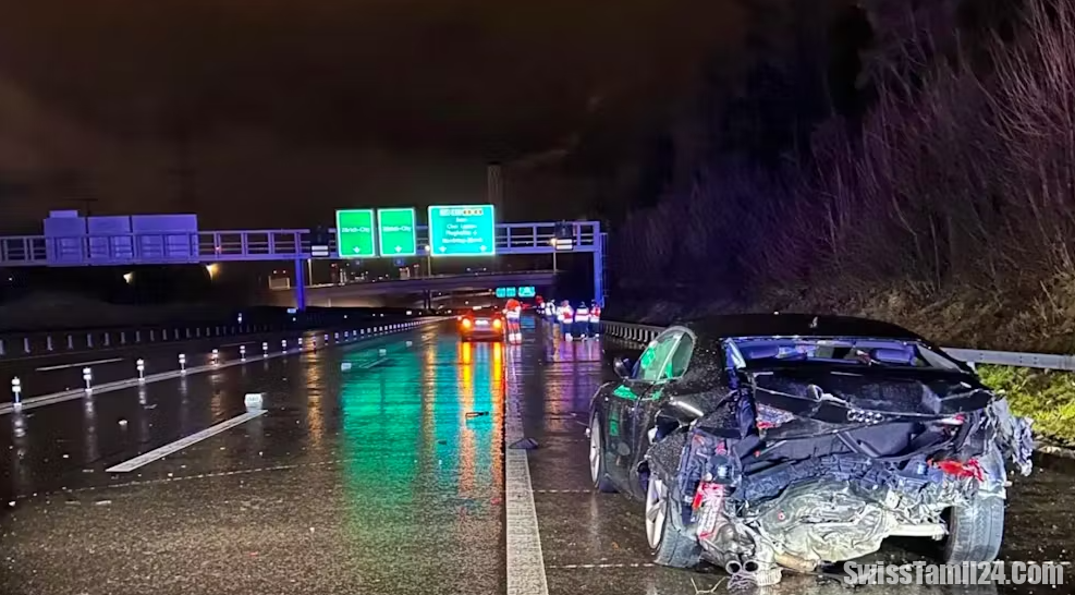 சூரிச் A1 நெடுஞ்சாலையில் பயங்கர விபத்து : பாதை 4 மணிநேரம் மூடல்