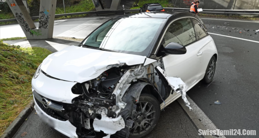 லுசேர்ன்னில் பல்வேறு வாகன விபத்துக்கள் பதிவு : மூவர் காயம்