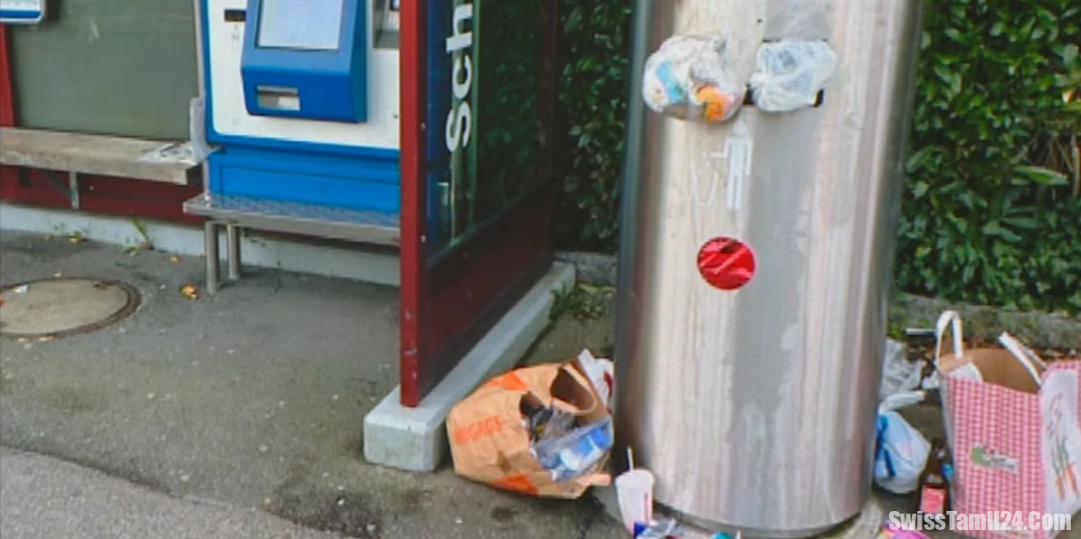 குப்பைகளை முறையற்ற விதத்தில் வீசுபவர்கள் மீது வின்டர்தூர் நகரம் நடவடிக்கை