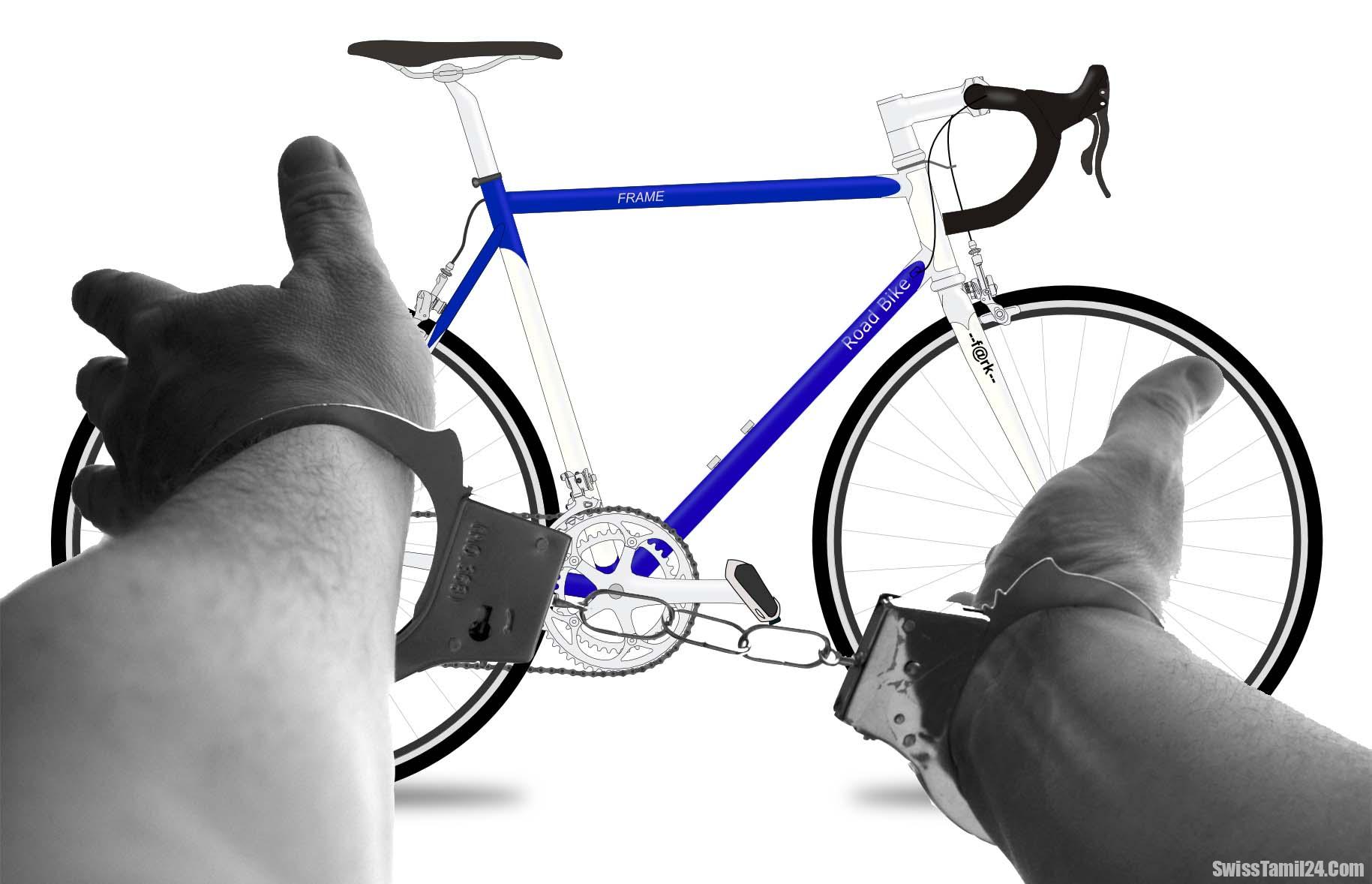 வின்டர்தூர் ரயில் நிலையம் அருகில் போலீசாரிடம் சிக்கிய சைக்கின் திருடர்கள்