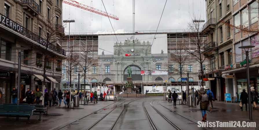 சூரிச் ரயில் நிலையம் அருகில் இடம்பெற்ற தாக்குதல் சம்பவம் : இருவர் கைது