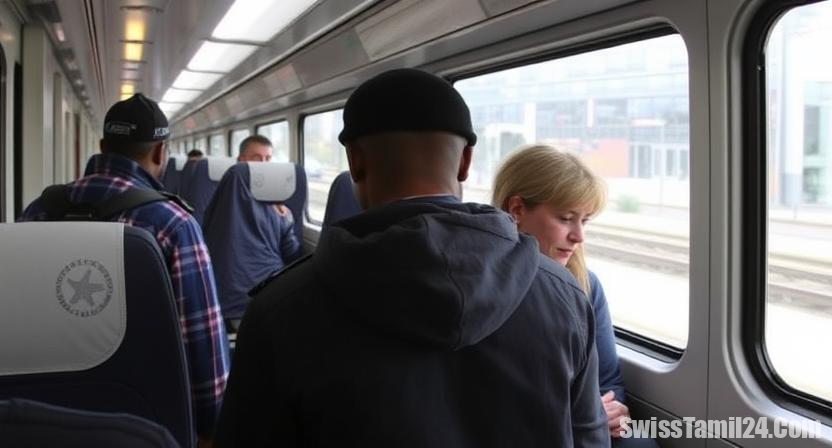 ஷாஃப்ஹவுசென் ரயிலுக்குள் பெண் பயணி முன் இளைஞனின் ஆபாச செயல்.!!