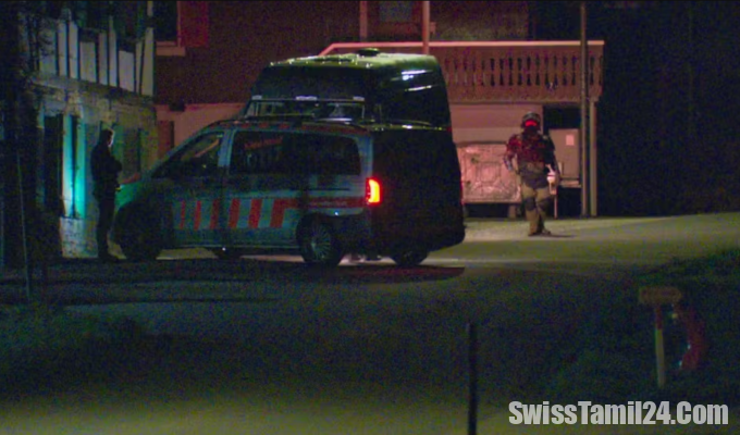 A mysterious police operation