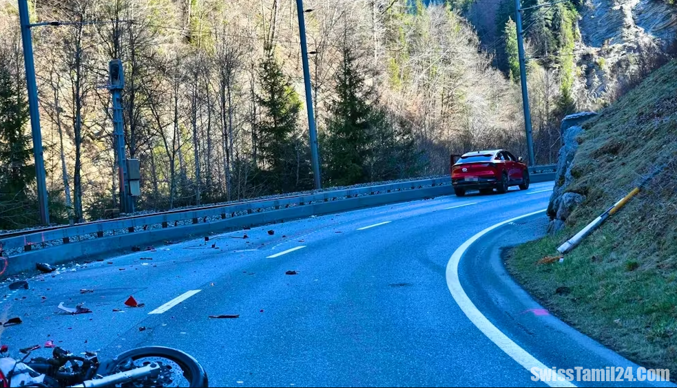 மோட்டார் சைக்கிள் கார் நேருக்கு நேர் விபத்து : ஒருவர் பலி