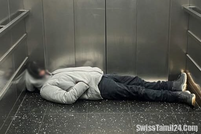 லிஃப்ட் கதவுகள் திறக்கப்பட்டு, அதில் யாராவது படுத்திருந்தால் – நீங்கள் என்ன செய்ய வேண்டும்?