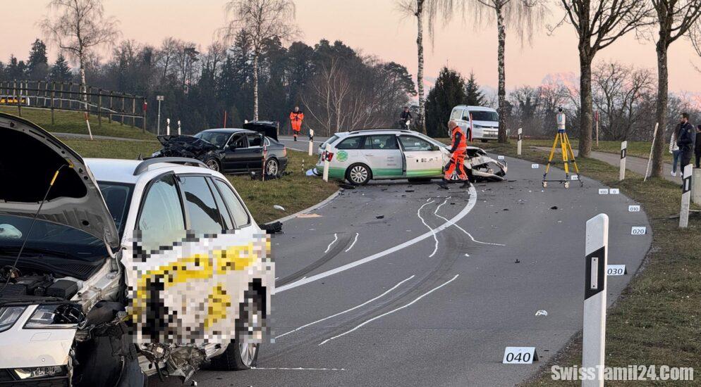 உஸ்டரில் கடுமையான போக்குவரத்து விபத்து – இருவர் காயம்